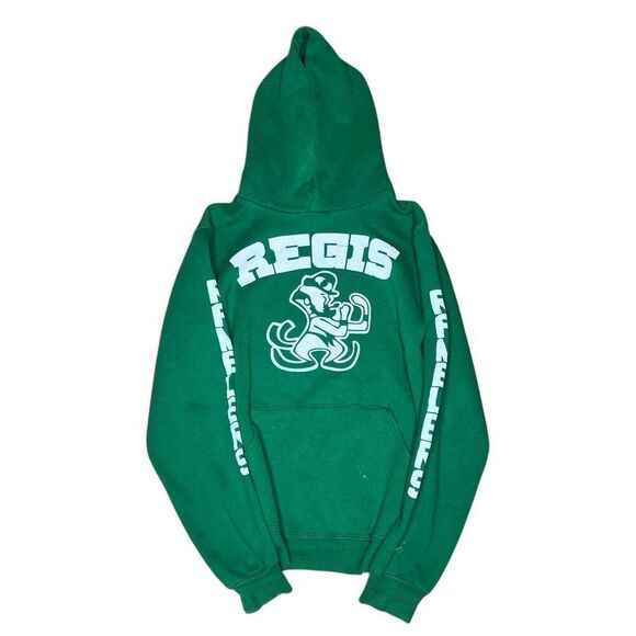 Vintage 80s Russell Athletic High School Green Hoodie Small - Picture 1 of 7